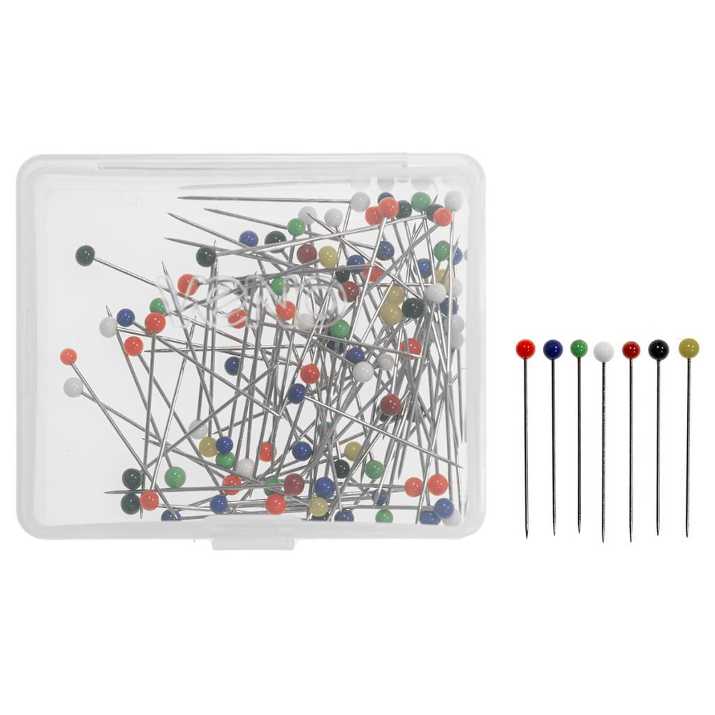 Preview: Glaskopf-Stecknadeln 30x0,6mm 10g